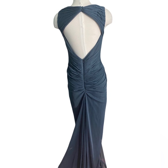 Adrianna papell collection beaded mermaid dress sz-8 - Picture 3 of 5